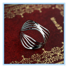 Unique design price white gold plated twisted rings toe ring